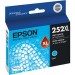 Epson T252XL220-S Cyan Ink Cartridge, High Capacity (T220)