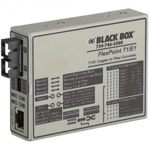 Black Box MT662A-MSC FlexPoint T1/E1 to Fiber Line Converter