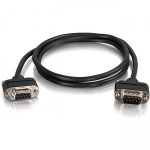 C2G 52159 12ft CMG-Rated DB9 Low Profile Cable M-F