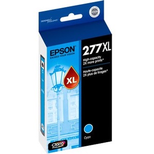 Epson T277XL220-S Cyan Ink Cartridge, High Capacity (T220)