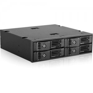 iStarUSA BPN-124K-SA Trayless 5.25" to 4x 2.5" SATA 6 Gbps HDD SSD Hot-swap Rack