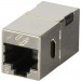 Black Box FM608-10PAK CAT6 Coupler - Shielded, Straight-Pin, Office Silver, 10-Pack