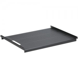 Black Box RM315-R2 19" IT Rack Vented Shelf - 1U, Fixed, 24.3"D, 4-Point Mount