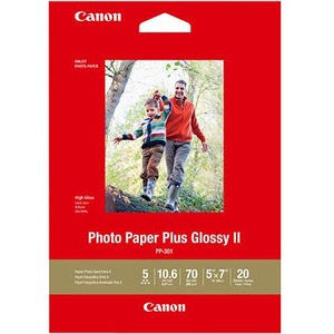 Canon 1432C002 Photo Paper Plus Glossy II - - 5x7 (20 Sheets)
