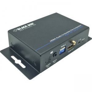 Black Box AEMEX-HDMI-R2 Audio Embedder/De-embedder - HDMI 2.0