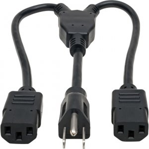 Tripp Lite P004-18N-2C13 Splitter Cord