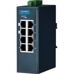 Advantech EKI-5528I-MB-AE 8 Port Entry-level Managed Switch Support Modbus/TCP w/wide Temp