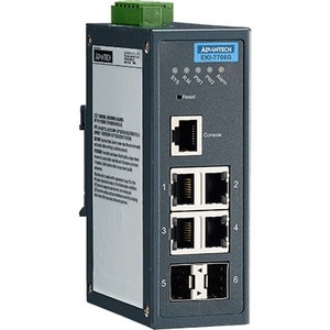 Advantech EKI-7706G-2F-AE 4GE+2G SFP Managed Ethernet Switch