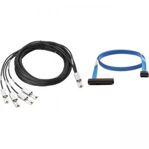 HPE 876805-B21 StoreEver 4m Mini SAS HD (SFF-8644) LTO Drive Cable for 1U Rack Mount Kit