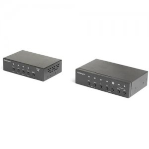StarTech.com ST121HDBTSC Multi-Input HDBaseT Extender Kit with Built-In Switch and Video Scaler