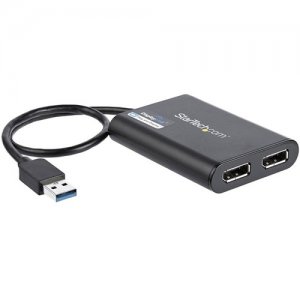 StarTech.com USB32DP24K60 USB to Dual DisplayPort Adapter - 4K 60Hz - USB 3.0 (5Gbps)