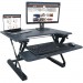 Victor DCX710 High Rise Height Adjustable Standing Desk with Keyboard Tray VCTDCX710