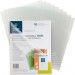 Business Source 00606 Transparent Poly File Holders BSN00606