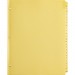 Business Source 01806 A-Z Clear Plastic Tab Index Dividers BSN01806