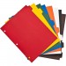 Business Source 01810 Plain Tab Color Polyethylene Index Dividers BSN01810