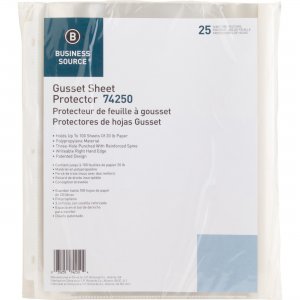 Business Source 74250 Heavy-duty Sheet Protectors BSN74250