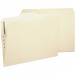 Business Source 17212 2-Ply Tab Manila Letter Fastener Folder BSN17212