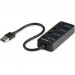 StarTech.com HB30A4AIB 4-Port USB 3.0 Hub - 4x USB-A with Individual On/Off Switches