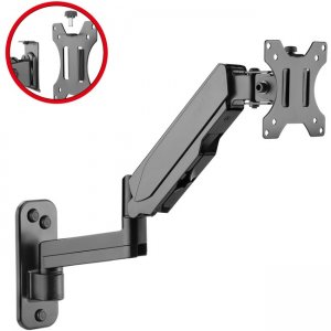 SIIG CE-MT2L12-S1 High Premium Aluminum Gas Spring Wall Mount - Single Monitor