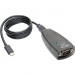Tripp Lite USA-19HS-C USB-C to Serial Adapter (DB9) - Keyspan, High-Speed (M/M), Detachable Cable, TAA