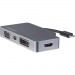StarTech.com CDPVDHDMDP2G USB-C Multiport Video Adapter - 4-in-1 Aluminum - 4K 60Hz - Space Gray