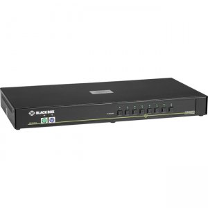 Black Box SS8P-SH-DVI-U NIAP 3.0 Secure 8-Port Single-Head DVI-I KVM Switch