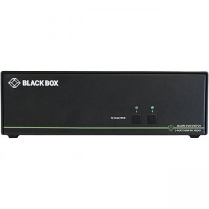 Black Box SS2P-SH-HDMI-U NIAP 3.0 Secure 2-Port Single-Head HDMI KVM Switch