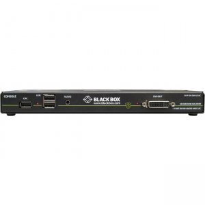 Black Box SI1P-SH-DVI-UCAC Secure NIAP 3.0 Single-Head DVI-I USB KVM Defender with CAC