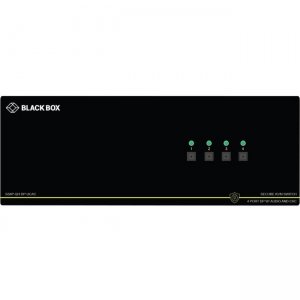 Black Box SS4P-QH-DP-UCAC Secure KVM Switch, DisplayPort, 4-Port, CAC, NIAP 3.0 (Quad Head)