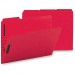 Business Source 17269 Colored Letter Fastener Folders BSN17269