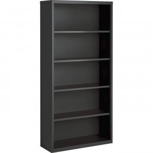 Lorell 59694 Fortress Series Charcoal Bookcase LLR59694