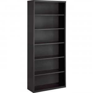 Lorell 59695 Fortress Series Charcoal Bookcase LLR59695