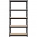 Lorell 59697 2,300 lb Capacity Riveted Steel Shelving LLR59697