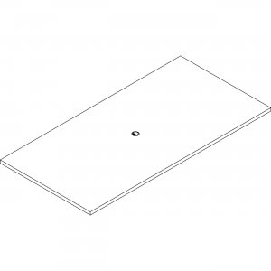 Lorell PRC4896ES Prominence 2.0 Rectangular Conference Tabletop LLRPRC4896ES