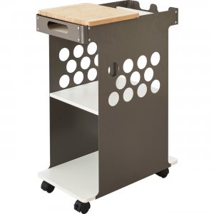 Safco 5209WH Mini Rolling Storage Cart SAF5209WH