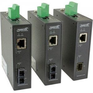 Transition Networks SISTG1014-211-LRT-B Unmanaged Hardened Gigabit Ethernet Media Converter