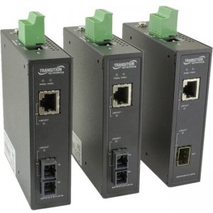 Transition Networks SISTG1040-211-LRT-B Unmanaged Hardened Gigabit Ethernet Media Converter