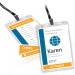 Avery 8520 Vertical Style Name Badges Kit AVE8520