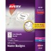 Avery 8720 Metallic Border Adhesive Name Badges AVE8720