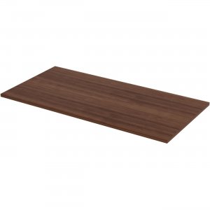 Lorell 16242 Quadro Straight Edge Walnut Tabletop LLR16242