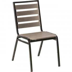 Lorell 42687 Charcoal Outdoor Chair LLR42687