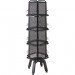 Safco 5580BL Onyx Mesh Rotating Magazine Stand SAF5580BL