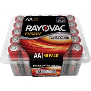 Rayovac 81530PPFUSK Fusion Premium Alkaline AA Batteries Pack RAY81530PPFUSK