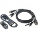 Iogear G2L7203UTAA3 10 ft. Dual View DVI, USB KVM Cable Kit with Audio (TAA)