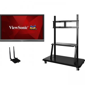 Viewsonic IFP5550-E2 55" ViewBoard 4K Ultra HD Interactive Flat Panel Bundle