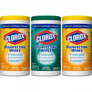 Clorox 30208PL Disinfecting Wipes 3-pack CLO30208PL