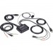 Black Box KV62-CBL 2-Port 4K60 DisplayPort Cable KVM Switch