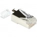 Black Box FMTP623S-100PAK CAT6 Modular Plug For 23-AWG Wire - Shielded, RJ45, 100-Pack
