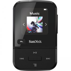 SanDisk SDMX30-016G-G46K Clip Sport Go 16GB Flash MP3 Player