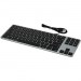 Matias FK308B Wired Aluminum Tenkeyless Keyboard for Mac - Space Gray